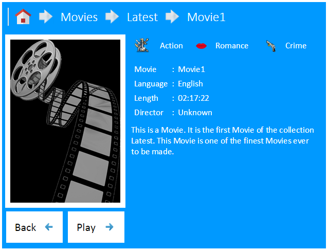 Movie Layout